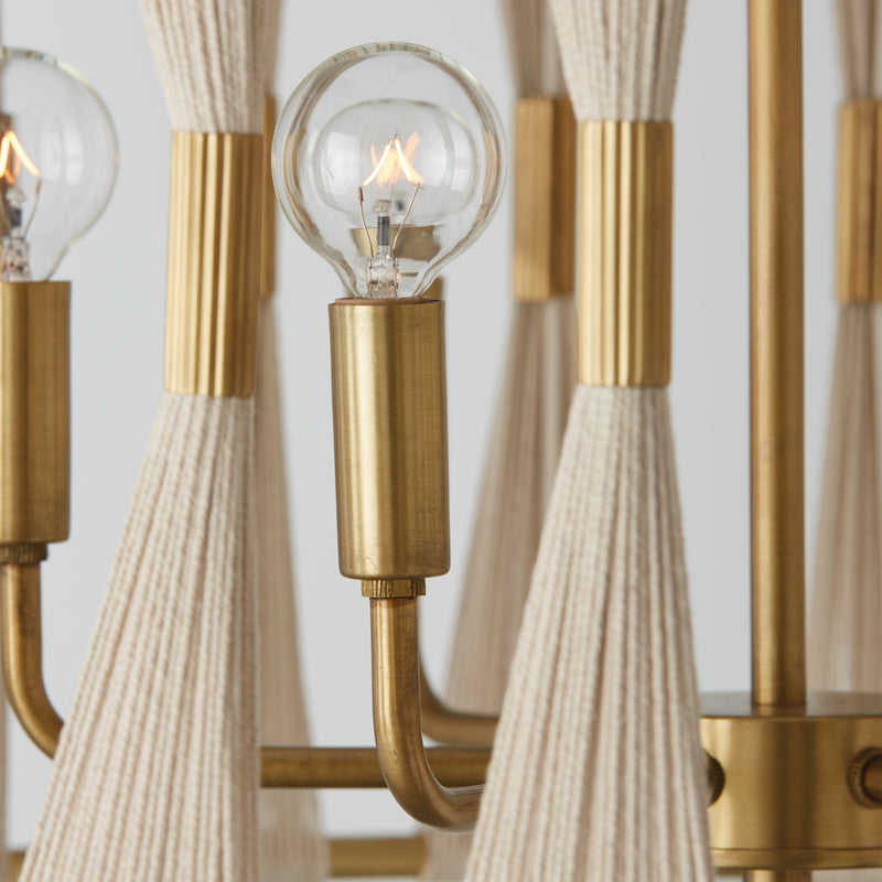 Capital Lighting 341161NP Bianca Six Light Pendant, Bleached Natural Rope and Patinaed Brass Alternate Image 3.jpg