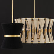 Capital Lighting 341161NP Bianca Six Light Pendant, Bleached Natural Rope and Patinaed Brass Alternate Image.jpg