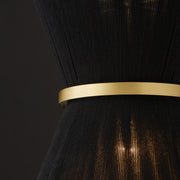 Capital Lighting 341211KP Cecilia One Light Pendant, Black Rope and Patinaed Brass Alternate Image 3.jpg