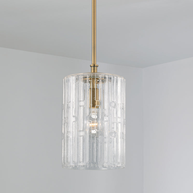 Capital Lighting 341311AD Emerson One Light Pendant, Aged Brass Alternate Image 2.jpg