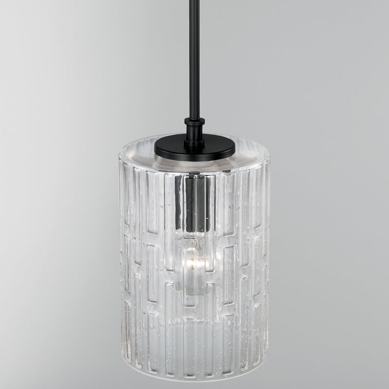 Capital Lighting 341311MB Emerson One Light Pendant, Matte Black Alternate Image.jpg