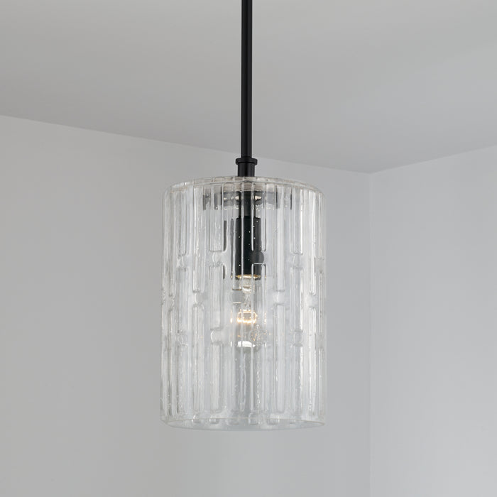 Capital Lighting 341311MB Emerson One Light Pendant, Matte Black Alternate Image 2.jpg