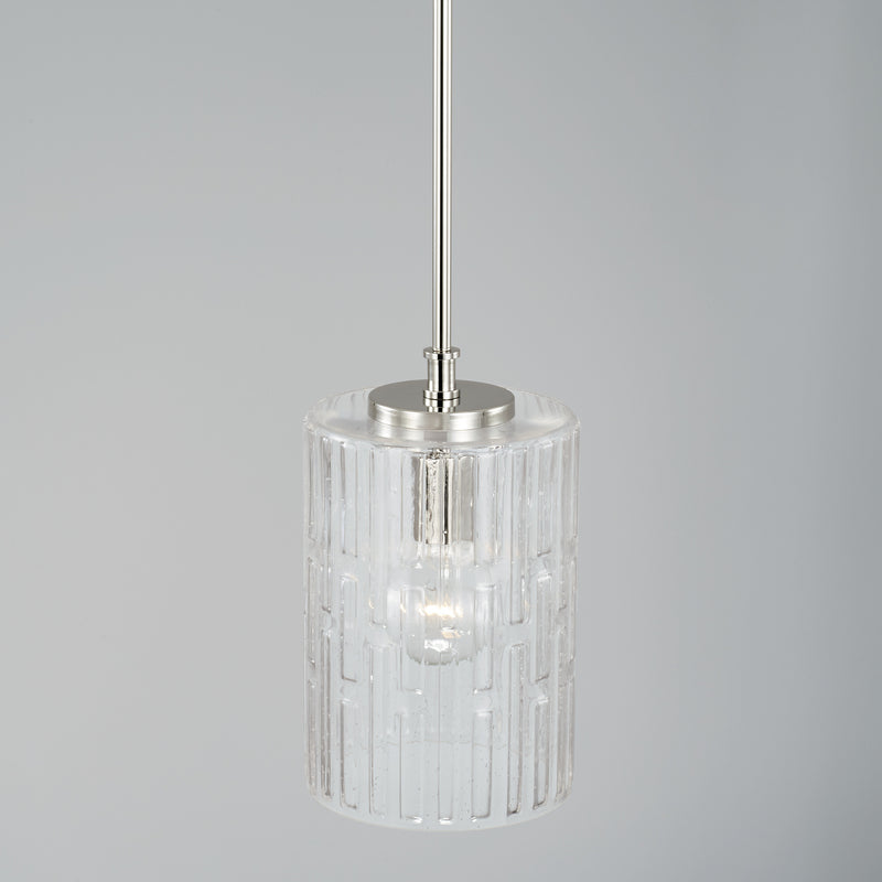 Capital Lighting 341311PN Emerson One Light Pendant, Polished Nickel Alternate Image.jpg