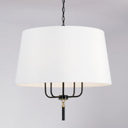 Capital Lighting 341941YA Beckham Four Light Pendant, Glossy Black and Aged Brass Alternate Image.jpg