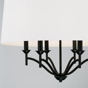 Capital Lighting 342061MB Peyton Six Light Pendant, Matte Black Alternate Image 3.jpg