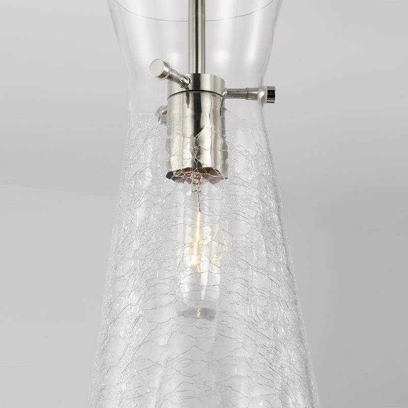 Capital Lighting 342411PN Mila One Light Pendant, Polished Nickel Alternate Image 2.jpg