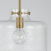 Capital Lighting 342512AD Brighton One Light Pendant, Aged Brass Alternate Image 2.jpg