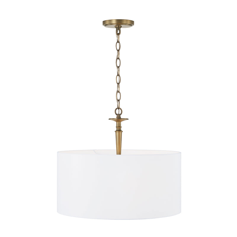 Capital Lighting 342631AD Abbie Three Light Pendant, Aged Brass Alternate Image.jpg