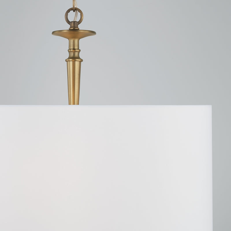 Capital Lighting 342631AD Abbie Three Light Pendant, Aged Brass Alternate Image 3.jpg