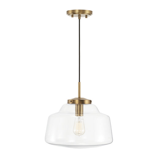 Capital Lighting 342711AD Dillon One Light Pendant, Aged Brass Alternate Image.jpg