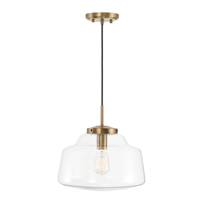 Capital Lighting 342711AD Dillon One Light Pendant, Aged Brass Alternate Image.jpg