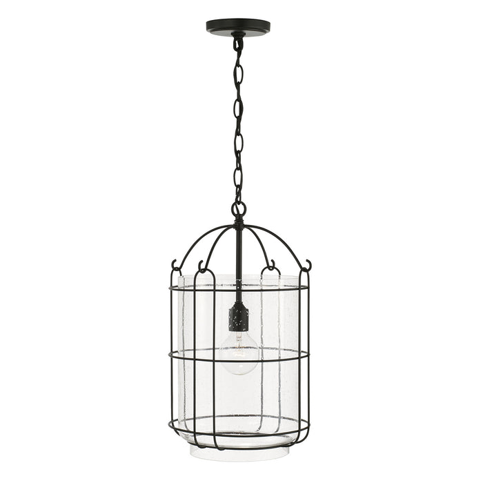 Capital Lighting 342911MB Harmon One Light Pendant, Matte Black Alternate Image.jpg