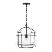 Capital Lighting 342912MB Harmon One Light Pendant, Matte Black Alternate Image.jpg
