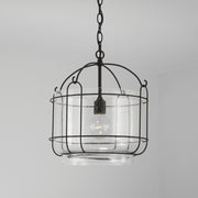Capital Lighting 342912MB Harmon One Light Pendant, Matte Black Alternate Image 2.jpg