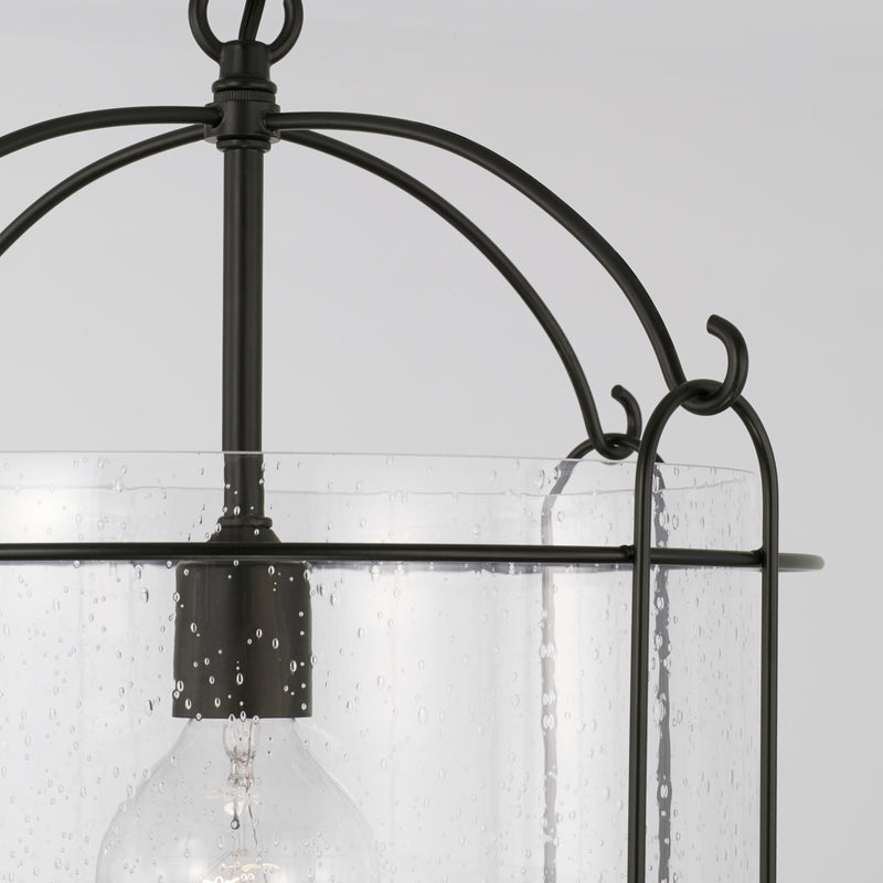 Capital Lighting 342912MB Harmon One Light Pendant, Matte Black Alternate Image 3.jpg