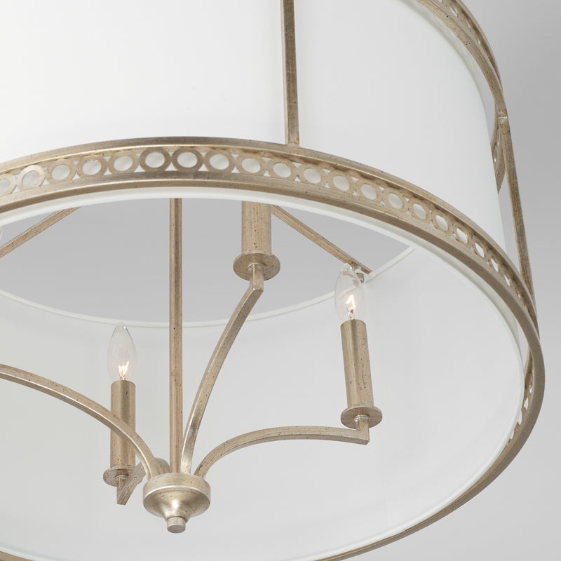Capital Lighting 343141WG Isabella Four Light Pendant, Winter Gold Alternate Image 3.jpg