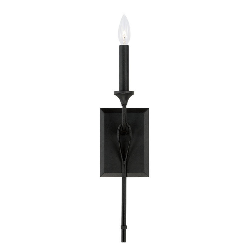 Capital Lighting 641611BI Bentley One Light Wall Sconce, Black Iron Alternate Image.jpg