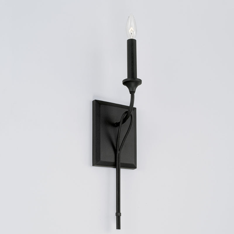 Capital Lighting 641611BI Bentley One Light Wall Sconce, Black Iron Alternate Image 2.jpg