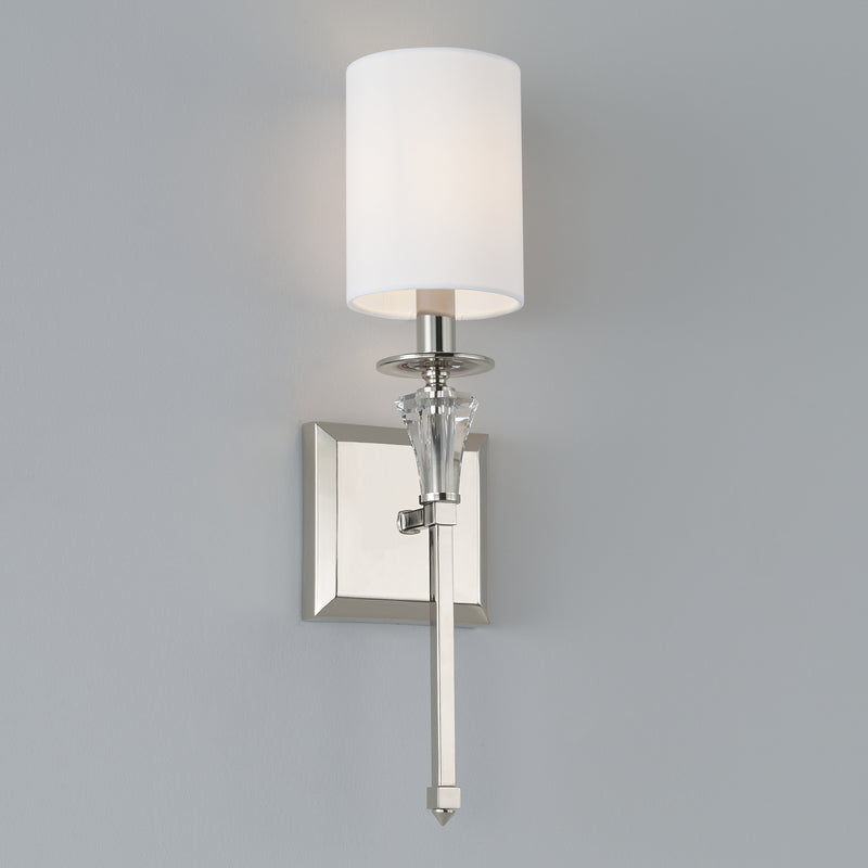 Capital Lighting 641811PN-700 Laurent One Light Wall Sconce, Polished Nickel Alternate Image 2.jpg