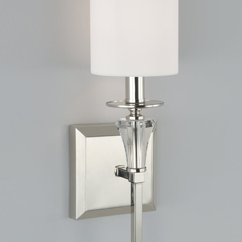 Capital Lighting 641811PN-700 Laurent One Light Wall Sconce, Polished Nickel Alternate Image 3.jpg