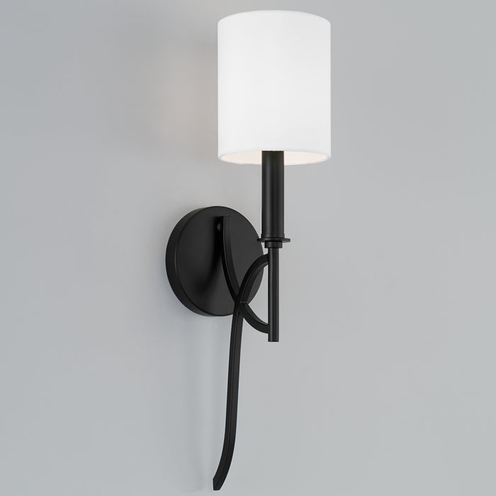 Capital Lighting 642311MB-701 Sylvia One Light Wall Sconce, Matte Black Alternate Image 2.jpg