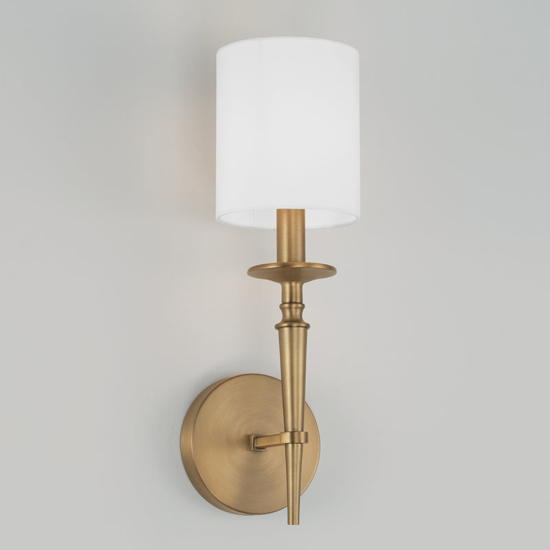 Capital Lighting 642611AD-701 Abbie One Light Wall Sconce, Aged Brass Alternate Image 2.jpg