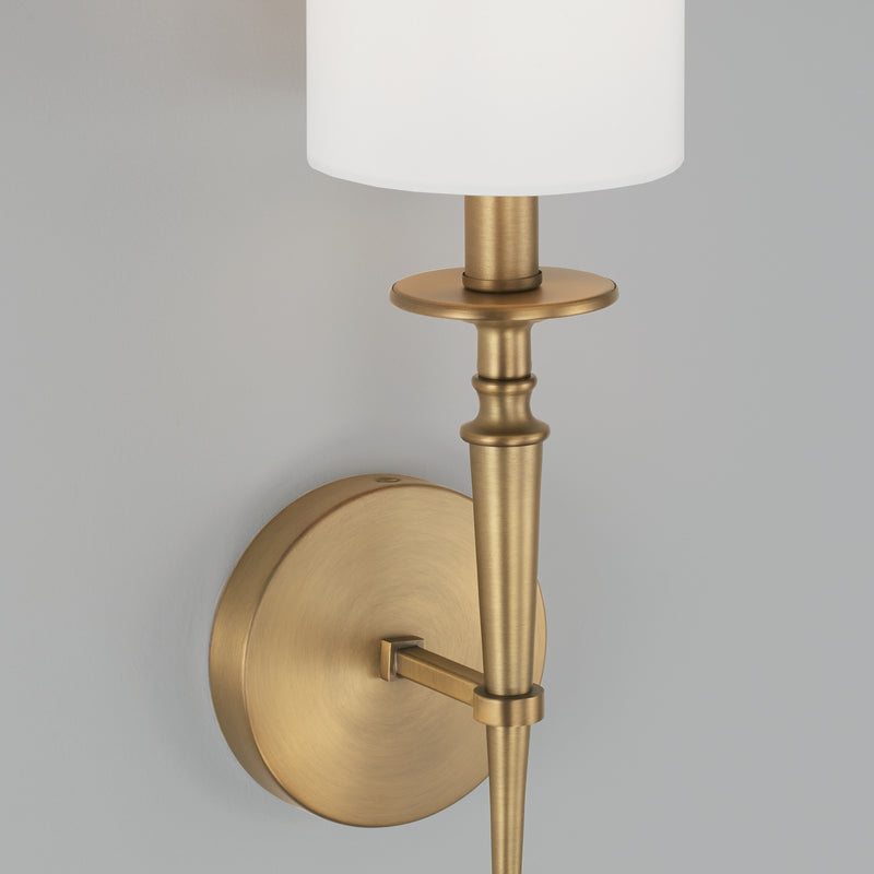 Capital Lighting 642611AD-701 Abbie One Light Wall Sconce, Aged Brass Alternate Image 3.jpg