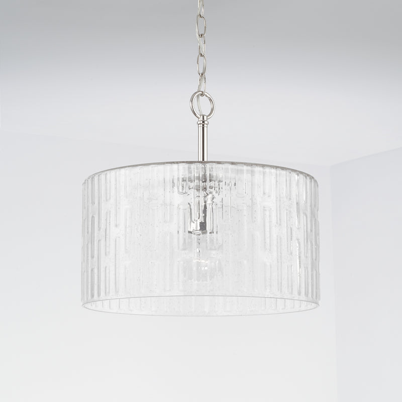 Capital Lighting 241311PN Emerson One Light Semi-Flush Mount, Polished Nickel Alternate Image 2.jpg