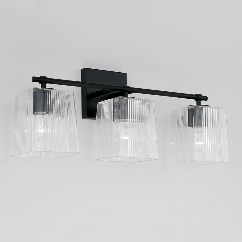 Capital Lighting 141731MB-508 Lexi Three Light Vanity, Matte Black Alternate Image 2.jpg