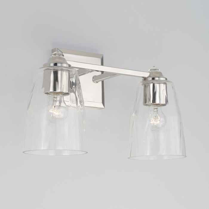 Capital Lighting 141821PN-509 Laurent Two Light Vanity, Polished Nickel Alternate Image 2.jpg