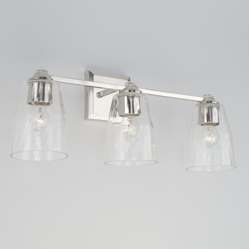 Capital Lighting 141831PN-509 Laurent Three Light Vanity, Polished Nickel Alternate Image 2.jpg