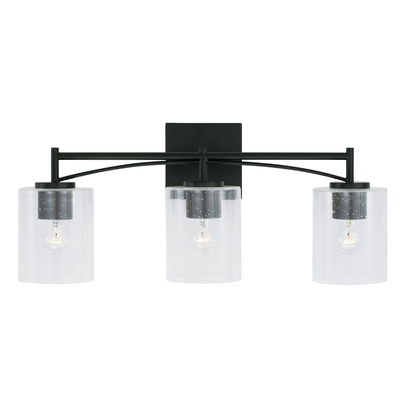 Capital Lighting 142031MB-510 Peyton Three Light Vanity, Matte Black Alternate Image 3.jpg
