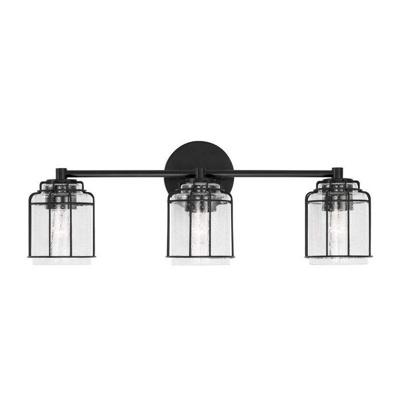 Capital Lighting 142931MB-516 Harmon Three Light Vanity, Matte Black Alternate Image 3.jpg