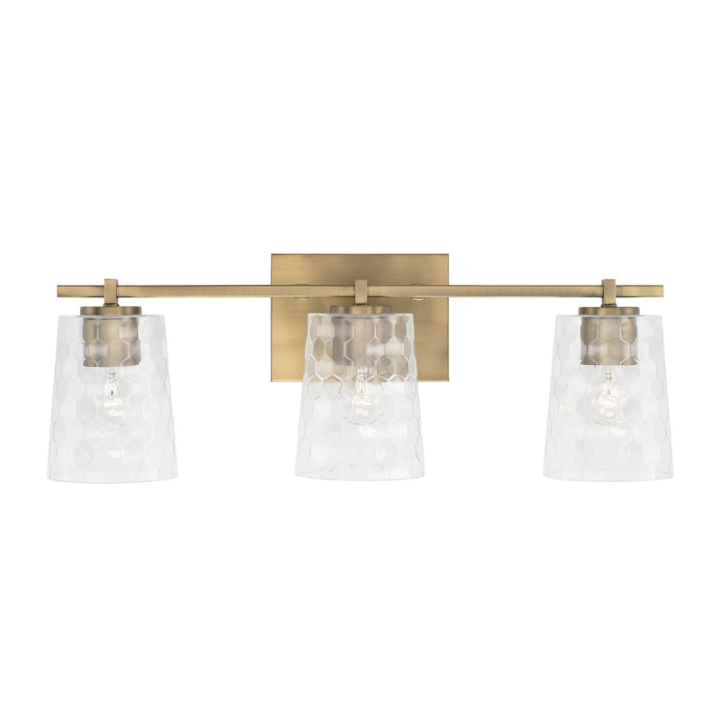 Capital Lighting 143531AD-517 Burke Three Light Vanity, Aged Brass Alternate Image 3.jpg