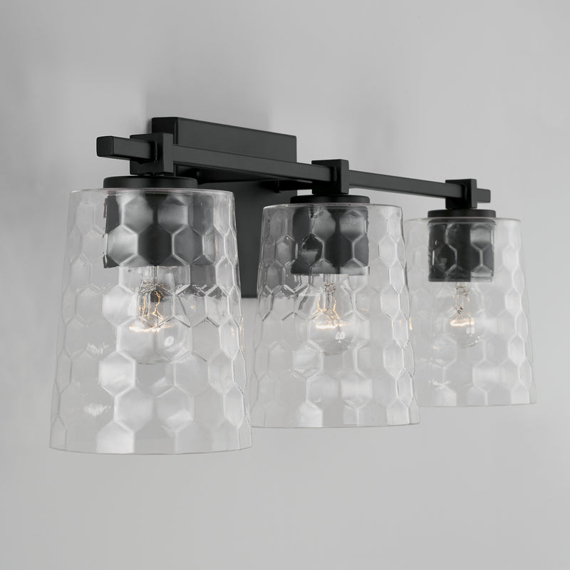Capital Lighting 143531MB-517 Burke Three Light Vanity, Matte Black Alternate Image.jpg