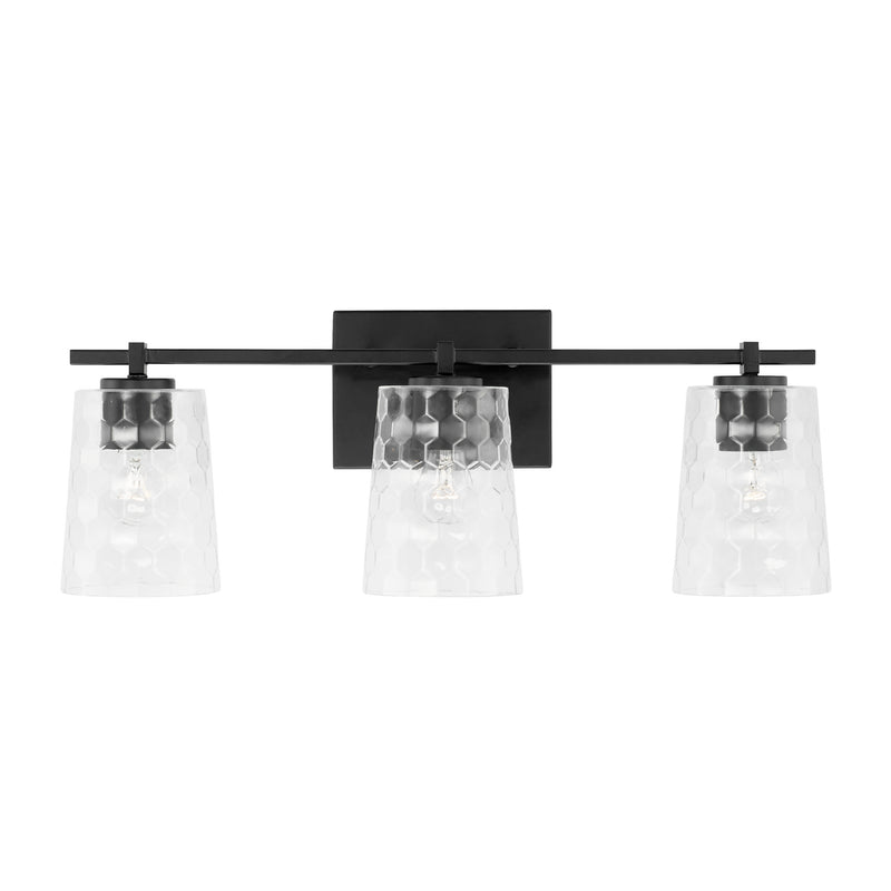 Capital Lighting 143531MB-517 Burke Three Light Vanity, Matte Black Alternate Image 3.jpg