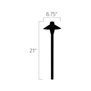 Kichler 15478AZT One Light Path Light, Textured Architectural Bronze (3)