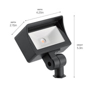 Kichler 16026BKT30 LED Flood Light, Textured Black (4)