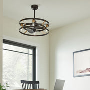 Kichler 300040SNB 25"Ceiling Fan, Satin Natural Bronze (4)