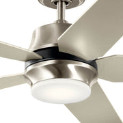 Kichler 300059BSS 52"Ceiling Fan, Brushed Stainless Steel (2)
