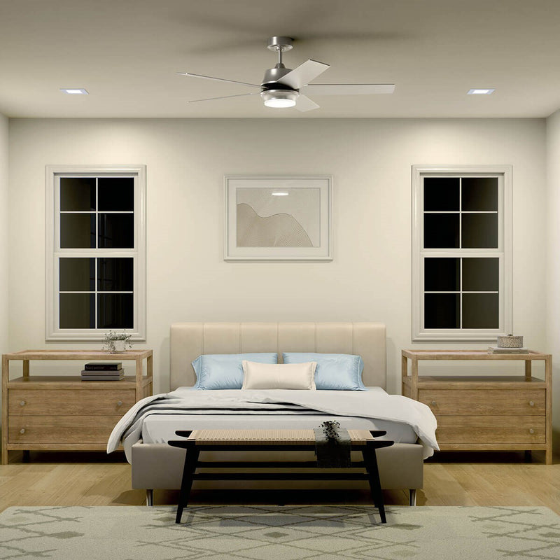 Kichler 300059BSS 52"Ceiling Fan, Brushed Stainless Steel (5)