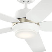 Kichler 300059MWH 52"Ceiling Fan, Matte White (2)