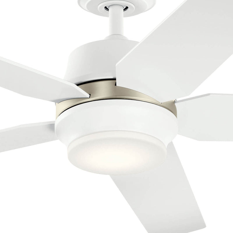 Kichler 300059MWH 52"Ceiling Fan, Matte White (2)