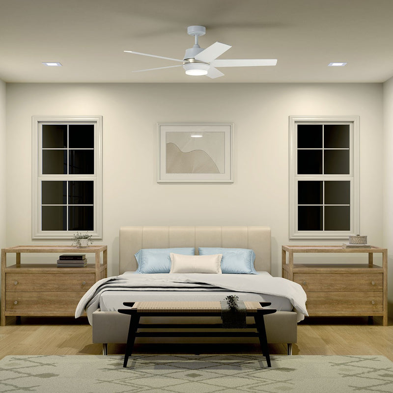 Kichler 300059MWH 52"Ceiling Fan, Matte White (5)