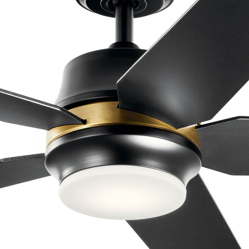 Kichler 300059SBK 52"Ceiling Fan, Satin Black (2)