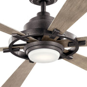 Kichler 300241AVI 52"Ceiling Fan, Anvil Iron (2)