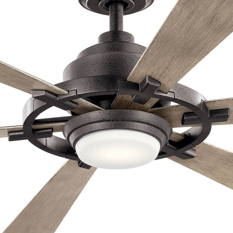 Kichler 300241AVI 52"Ceiling Fan, Anvil Iron (2)