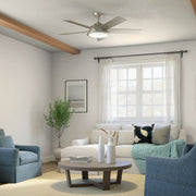 Kichler 310100NI 56"Ceiling Fan, Brushed Nickel (4)