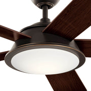 Kichler 310100OZ 56"Ceiling Fan, Olde Bronze (2)