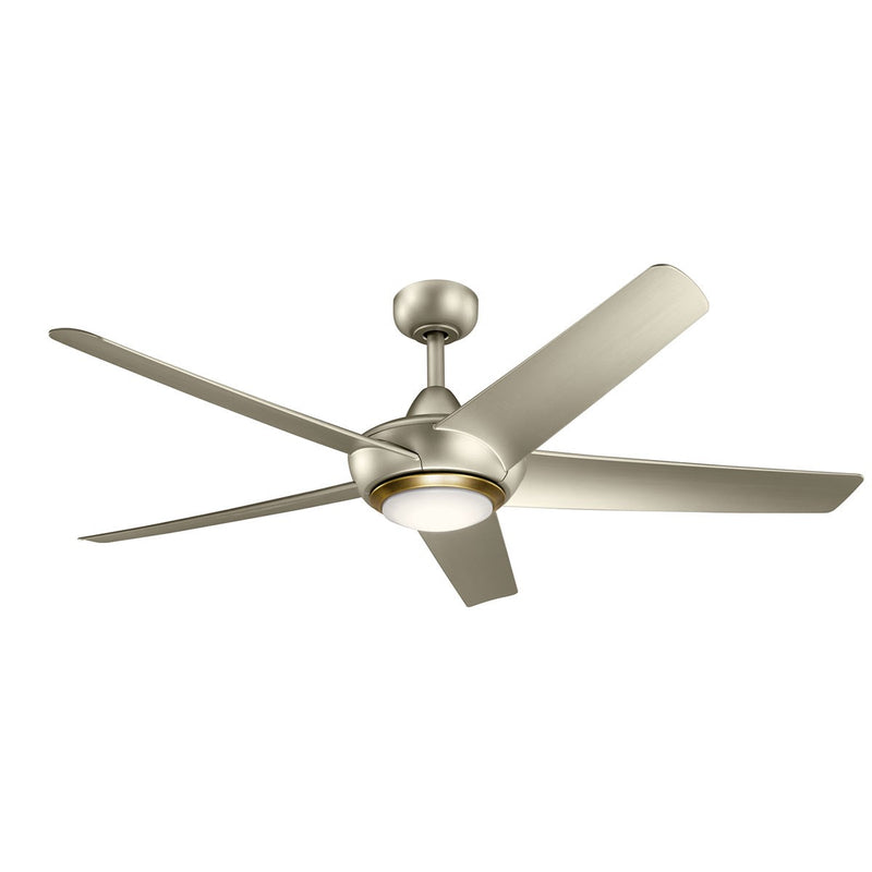 Kichler 330089NI 52"Ceiling Fan, Brushed Nickel (2)